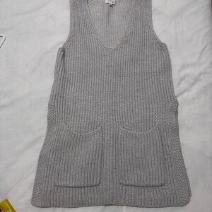 Wilfred merino wool sweater vest dress